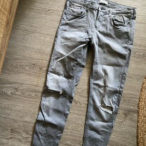 Zara distressed jeans